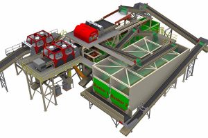 BHS container sorting loop rendering.